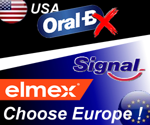Oral-B vs Elmex et Signal title=